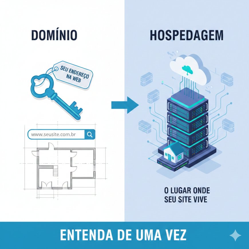 Diferença entre domínio e hospedagem (entenda de uma vez)