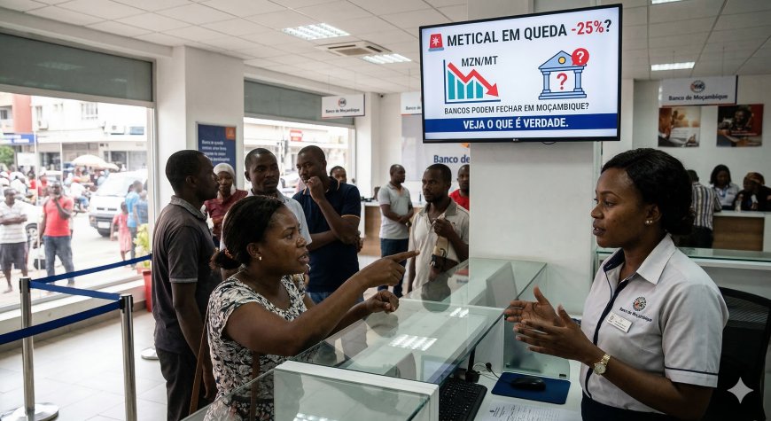 🚨 Metical em Queda -25%? Bancos Podem Fechar em Moçambique? Veja o Que é Verdade