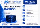 VPS Linux KVM Basic0 – Desempenho e Estabilidade por Apenas 720 MT/mês